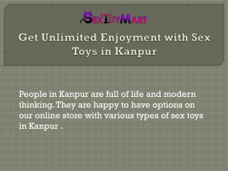 Sex Toys in Kanpur | Sextoymart | Call:  919540814814