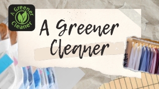 Professional wet cleaning St. John's County - A Greener Cleaner