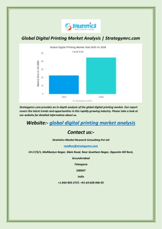 Global Digital Printing Market Analysis  Strategymrc