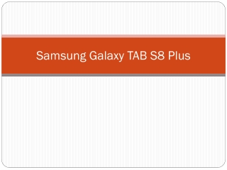 Samsung Galaxy TAB S8 Plus