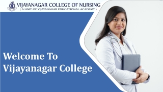 Nursing Institute in Bangalore | Vijayanagar College of Nursing