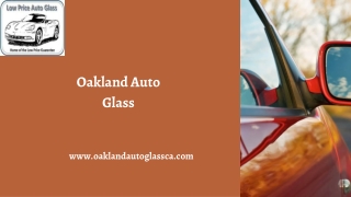 Auto Glass Oakland