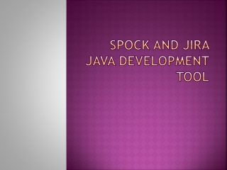 Spock and Jira Java Development Tool