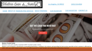 Pawn Shop Online Inventory | Westernloan.com