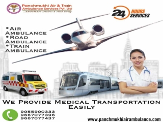 Get Masterly Medical Amenities with Panchmukhi Air Ambulance Service in Patna and Ranchi