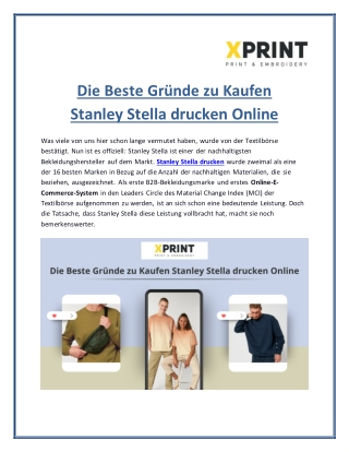 Die Nutzens von Kaufen Stanley Stella drucken online