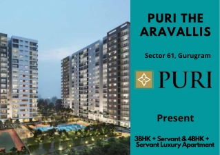 Puri The Aravallis Sector 61 Gurugram -  E-Brochure