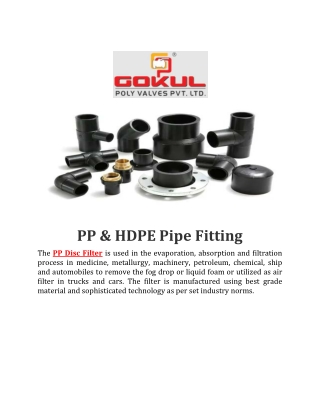 hdpe pipe fitting AHM