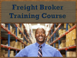 Freight Broker Training Course