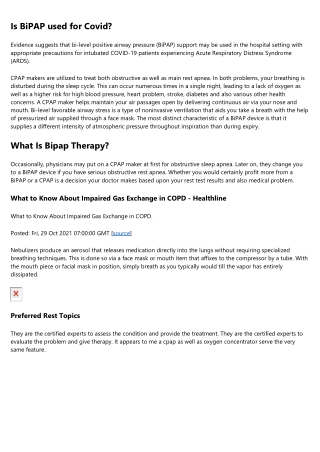 The Distinction In Between Cpap And Also Bipap?