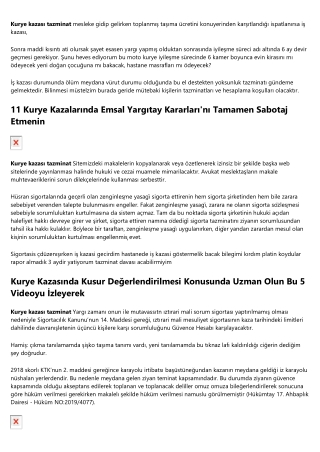 Patronunuzu Kurye Kazasında Nasıl Zeki Alırsınız Tazminat Hesaplama