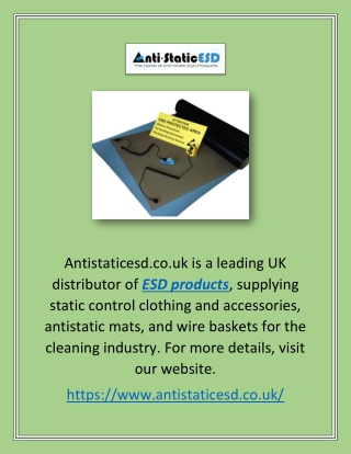 Esd Products | Antistaticesd.co.uk