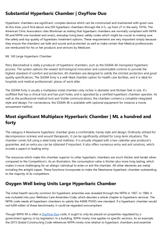 10 Things Steve Jobs Can Teach Us About large hyperbaric chamber