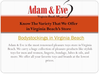Spice Up Your Intimate Night With Bodystocking - Bodystockings Boutique in Virginia Beach