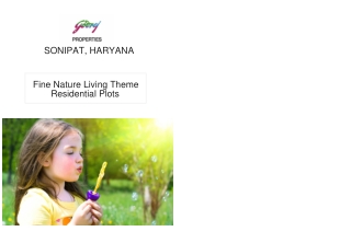 Godrej Plots Sonipat, Haryana, E Brochure _ Upcoming Residential Plots