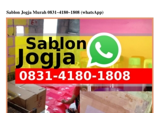 Sablon Jogja MurahSablon Jogja Murah 08౩l·4l80·l808(WA)