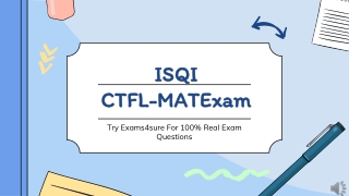 ISTQB CTFL-MAT Questions Answers 2022