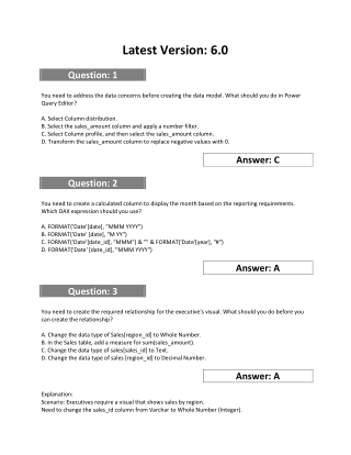 Microsoft PL-300 Sample Questions With 100% Guarantee