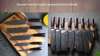 Japanese Kitchen Knife Set