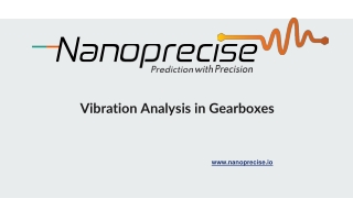 Vibration Analysis in Gearboxes