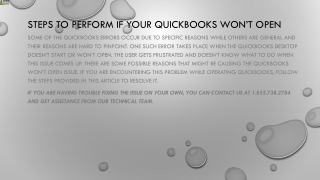 A complete guide to quickly troubleshoot QuickBooks Won't Open issue