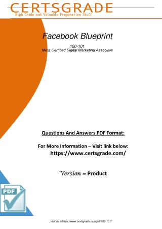 Least complex and Easiest Way To Pass Facebook Blueprint 100-101 Exam