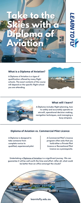 Take to the Skies with a Diploma of Aviation