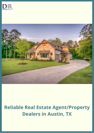 Reliable Real Estate Agent/Property Dealers in Austin, TX