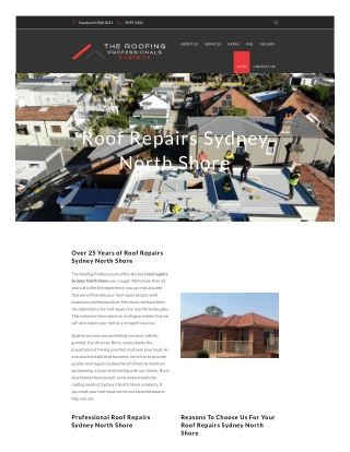 Roof Repairs Sydney