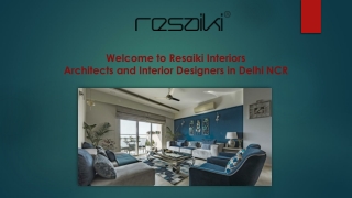 Best Interior Designers in Pune at Resaiki Interiors