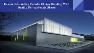 Sign-grade polycarbonate