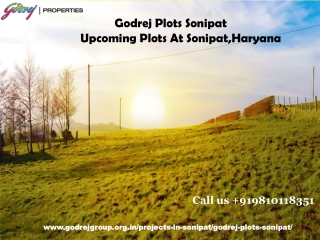 Godrej Plots Sonipat- Upcoming Plots At Sonipat,Haryana