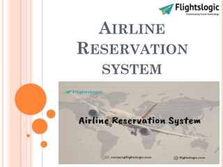 Airline Reservation System