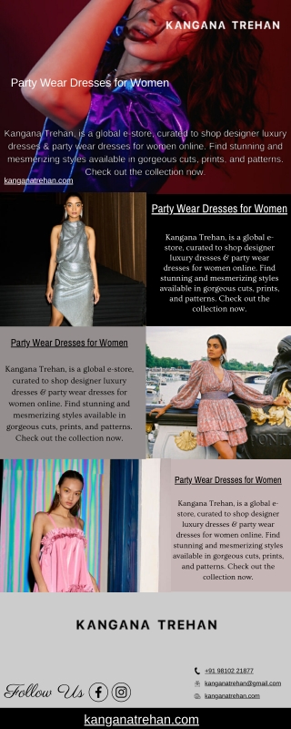 Party wear dresses for women