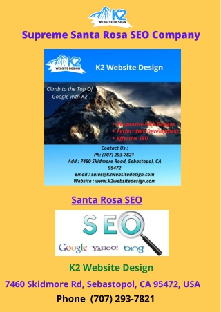 Supreme Santa Rosa SEO Company