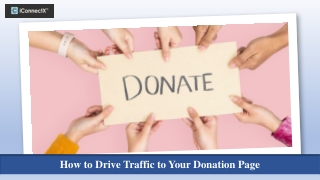 Best Ways to Drive Traffic to Your Donation Page