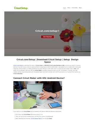 www.cricut.com setup - cricut machine maker 3