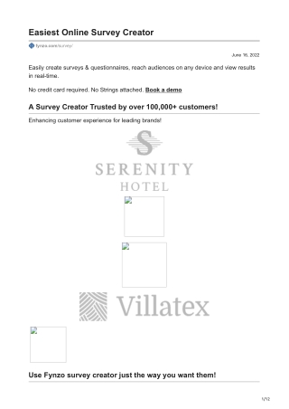 Easiest Online Survey Creator
