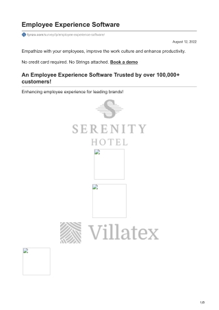 Employee Experience Software