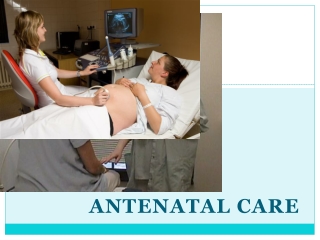 Antenatal care for undergraduate