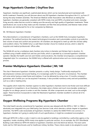 3 Reasons Your large hyperbaric chamber for sale Is Broken (And How to Fix It)