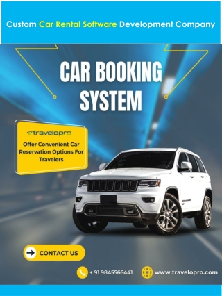 Car Booking System - Travelopro