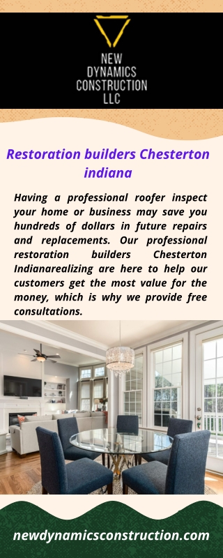 restoration builders Chesterton indiana
