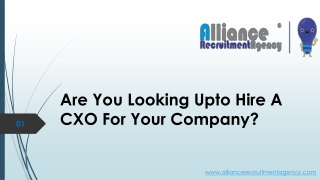 cxo hiring