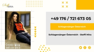 Schlagersänger Österreich - Steffi Mira