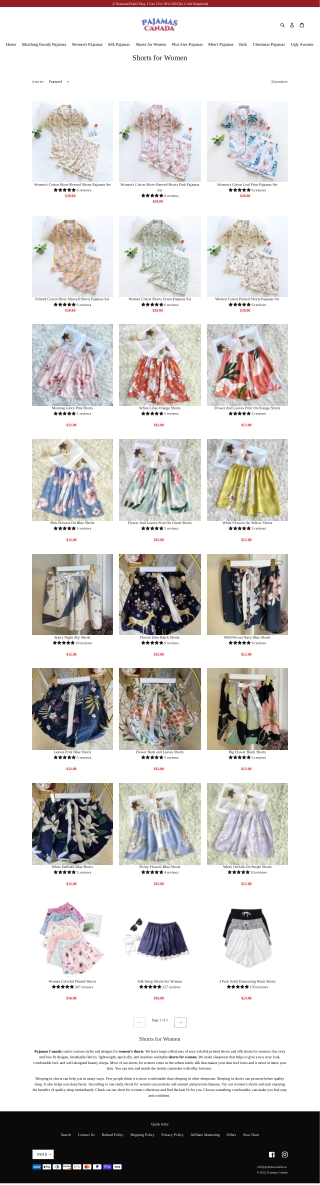 Womens pajamas Canada