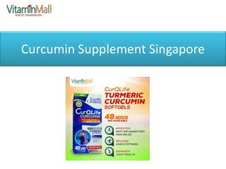 Curcumin Supplement Singapore