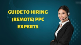 Guide to hiring (remote) PPC Experts