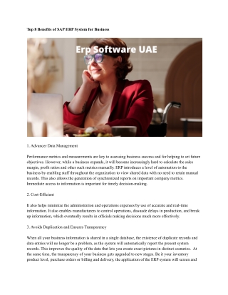 Erp Software UAE