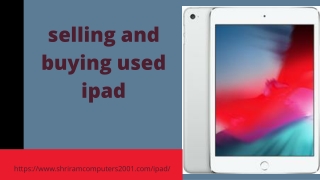 selling and buying used ipad